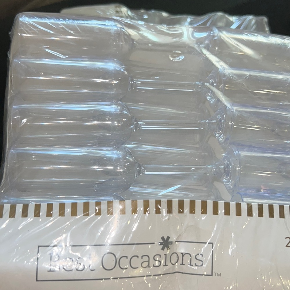 Brand new champagne flutes 24 count